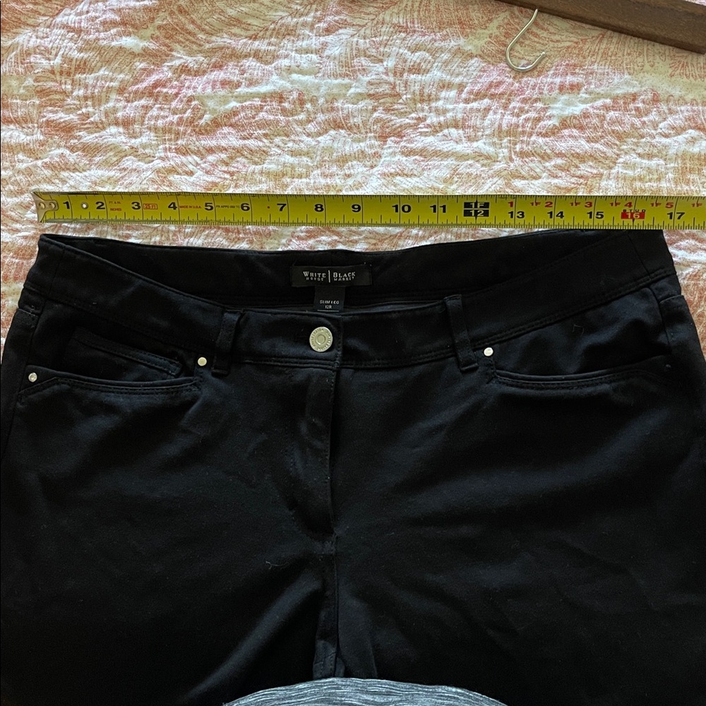 White House Black Market Classic Black Trousers - Picture 8 of 8